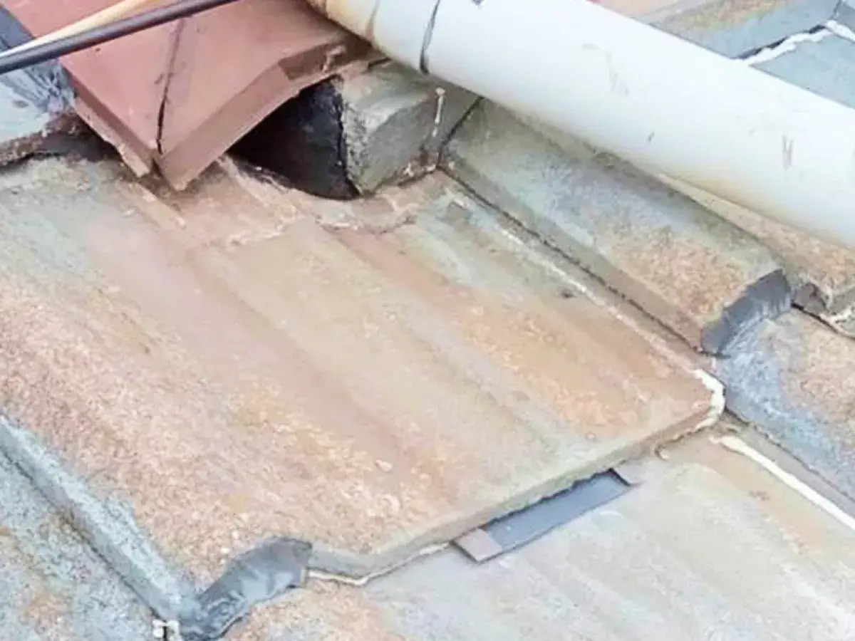 壁の捨て谷の入れ替え